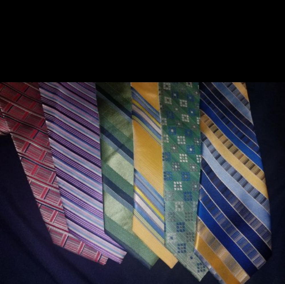 Haggar Clothing Co. Assortment mens ties lot x6